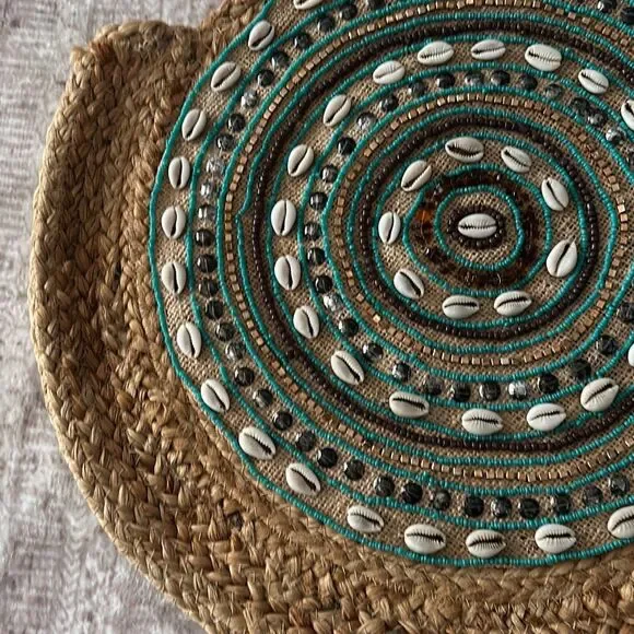 Antik Kraft Tan and Green Shoulder Bag - Picture 5 of 6